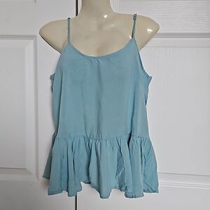 Old Navy Women's Spaghetti Summer Top Size Small Sky Blue